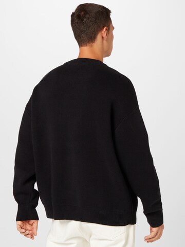 WEEKDAY Pullover 'John' in Schwarz