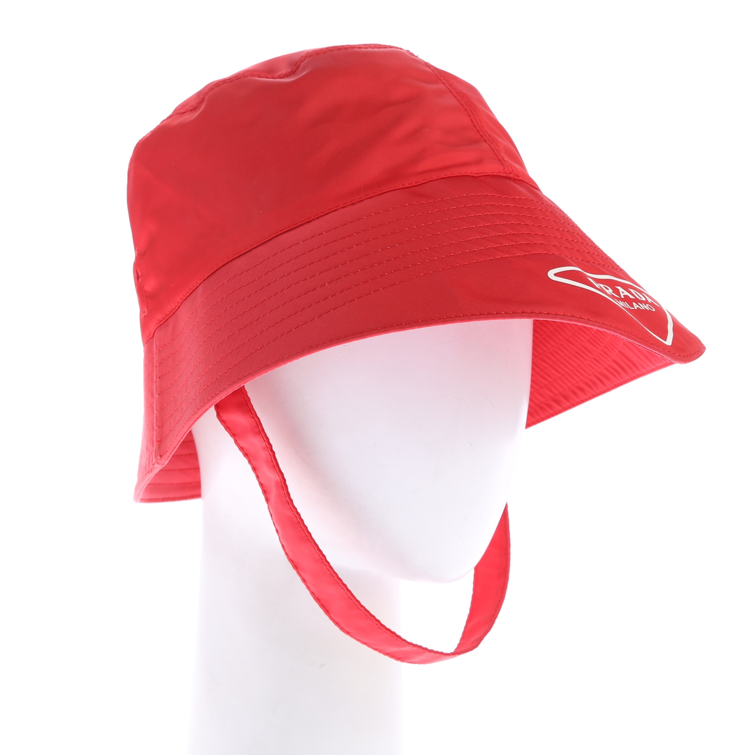 PRADA Hut XS-XL in Rot: Vorderseite