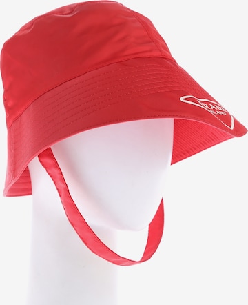 PRADA Hut XS-XL in Rot: Vorderseite