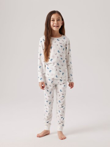 NAME IT Pajamas in White: front
