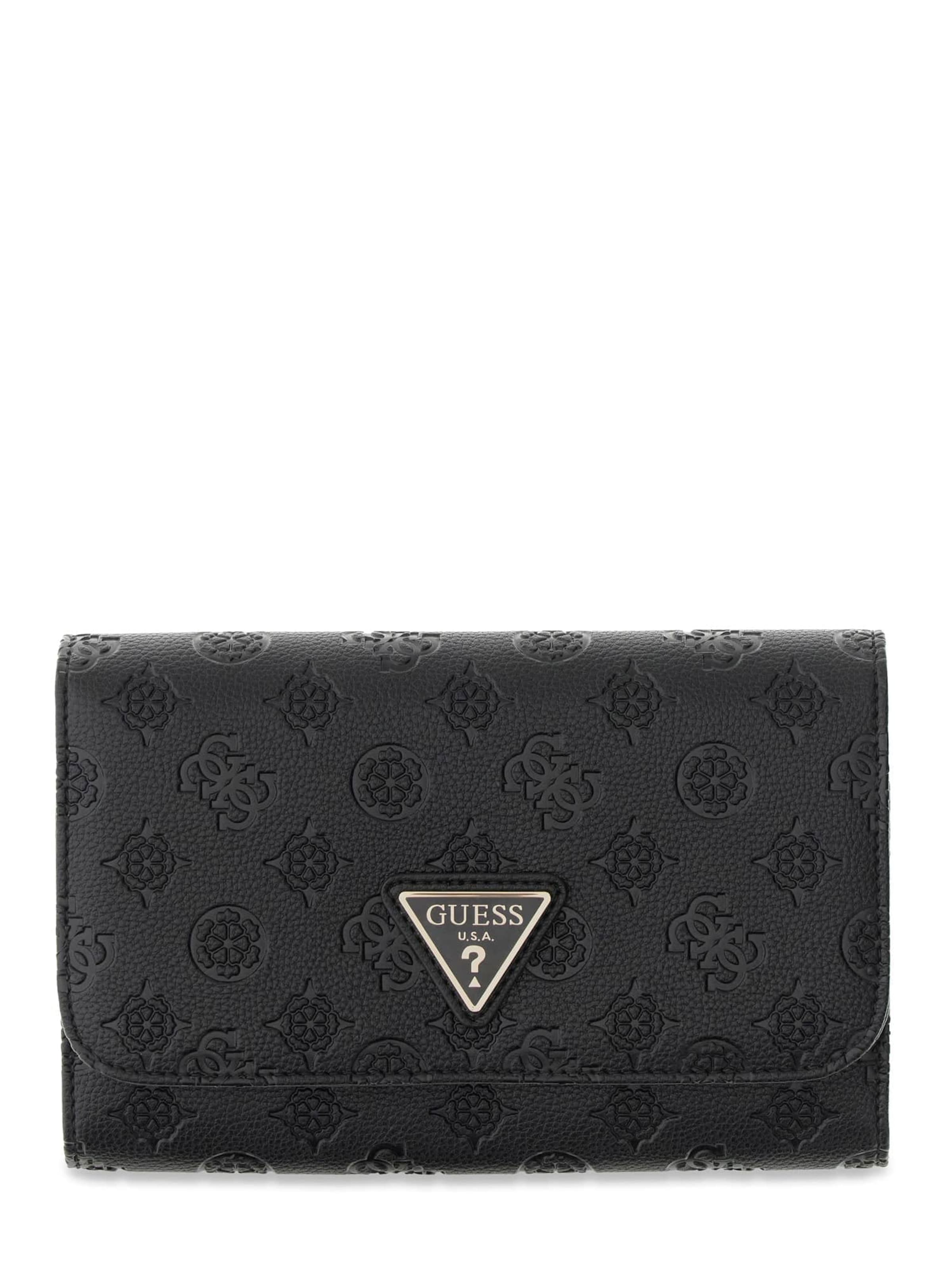 GUESS Passhülle 'Wilder' in Schwarz: Vorderseite