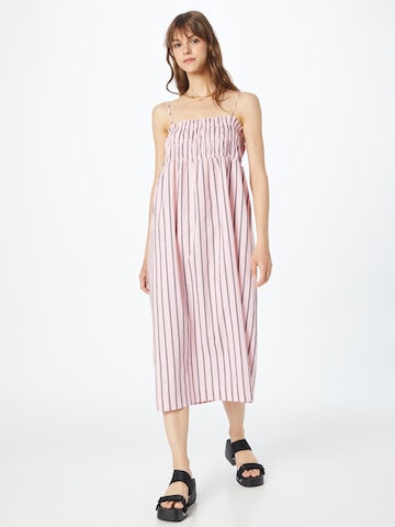 VILA Summer Dress 'LUNA' in Pink