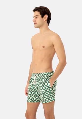 Gassa d'Amante Badeshorts 'Nora' in Grün: Vorderseite