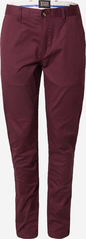 regular Pantaloni chino 'Mott seasonal essential' di SCOTCH & SODA in rosso: frontale