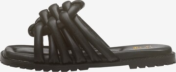 19V69 ITALIA Pantoletter 'Steph' i svart: forside