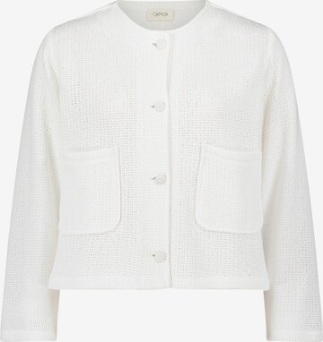 Cartoon Blazer in White: front