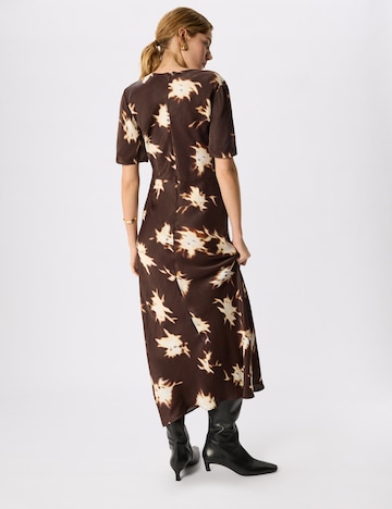 Whistles Dress in Brown: back