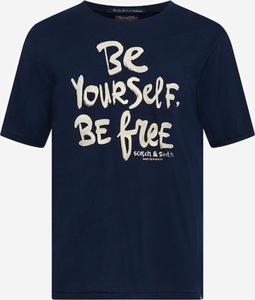 SCOTCH & SODA T-Shirt in Blau: predná strana