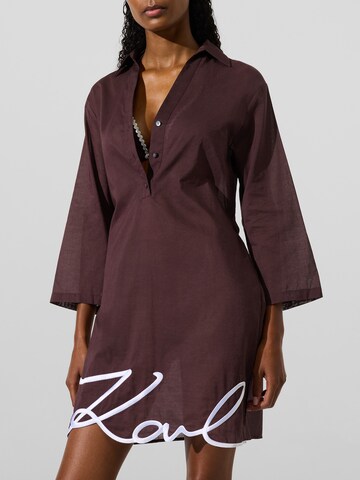 Karl Lagerfeld Strandkjole i brun