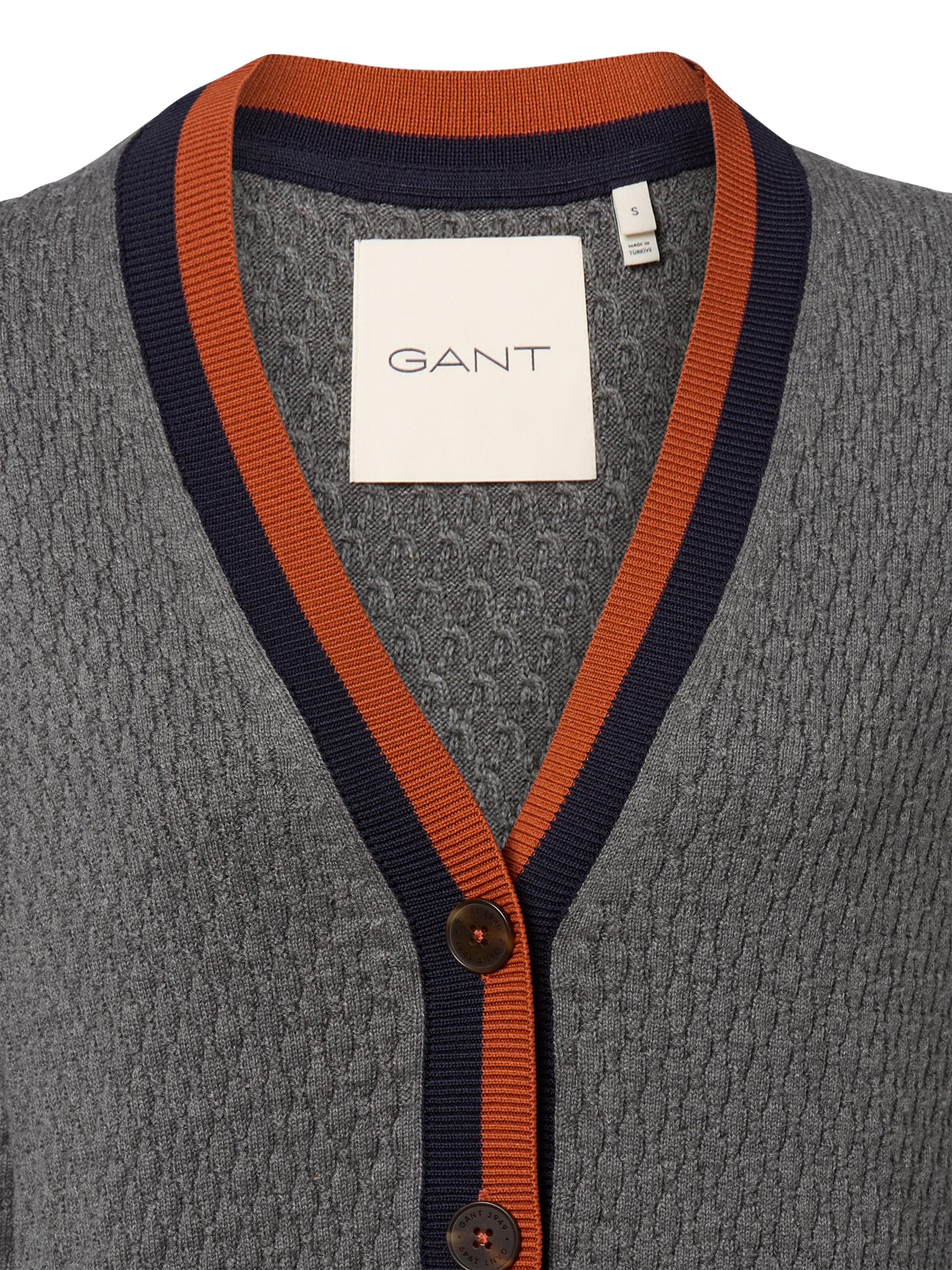 GANT Strickjacke in Grau