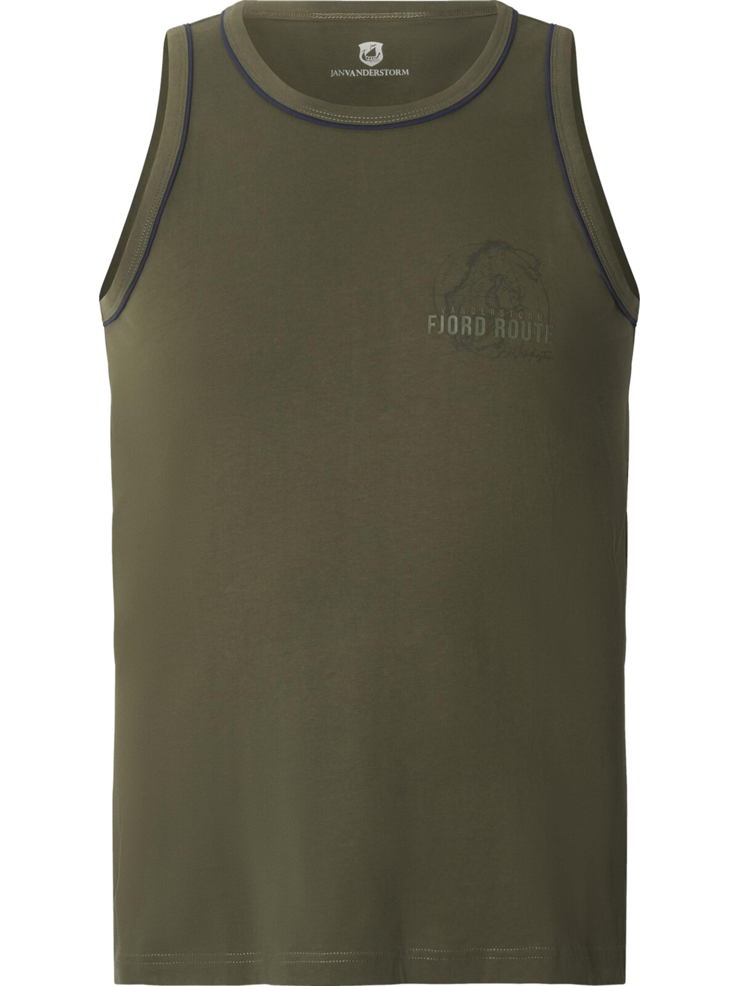 Jan Vanderstorm Tanktop 'Hegon' in Grün: Vorderseite