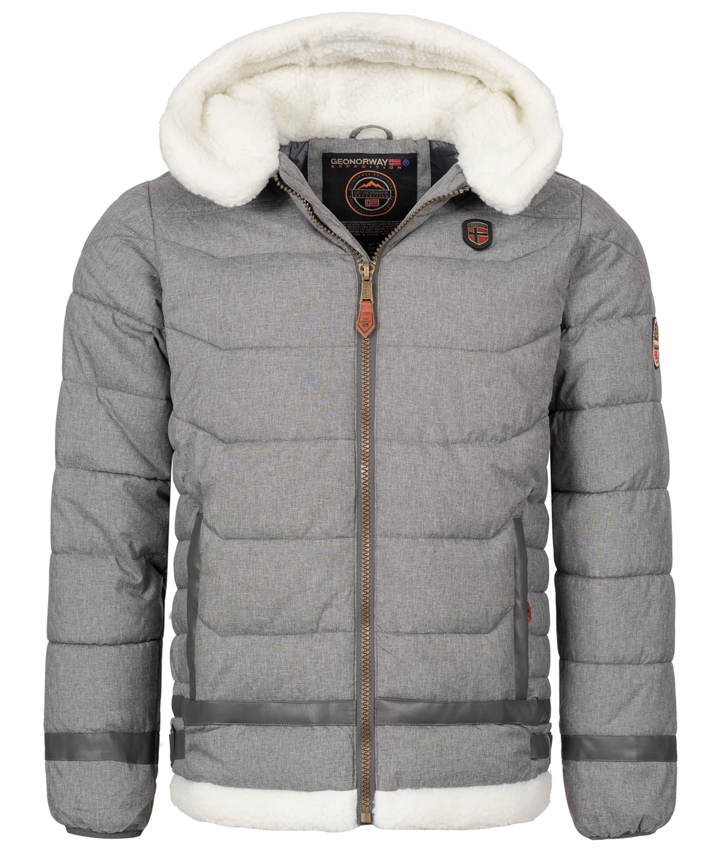 Geo Norway Winter jacket in Grey: front