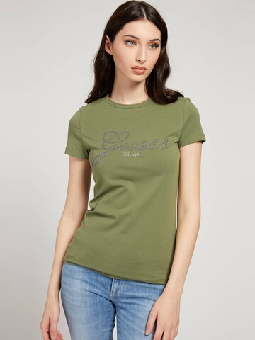 GUESS Shirt in Groen: voorkant