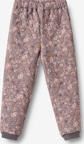 Tapered Pantaloni funzionali 'Alex' di WHEAT in lilla: frontale