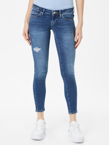 ONLY Skinny Jeans 'CORAL' in Blauw: voorkant