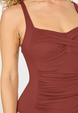 Cruz Bralette Swimsuit 'Nicola' in Brown