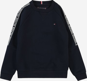 TOMMY HILFIGER Tréning póló - kék: elől