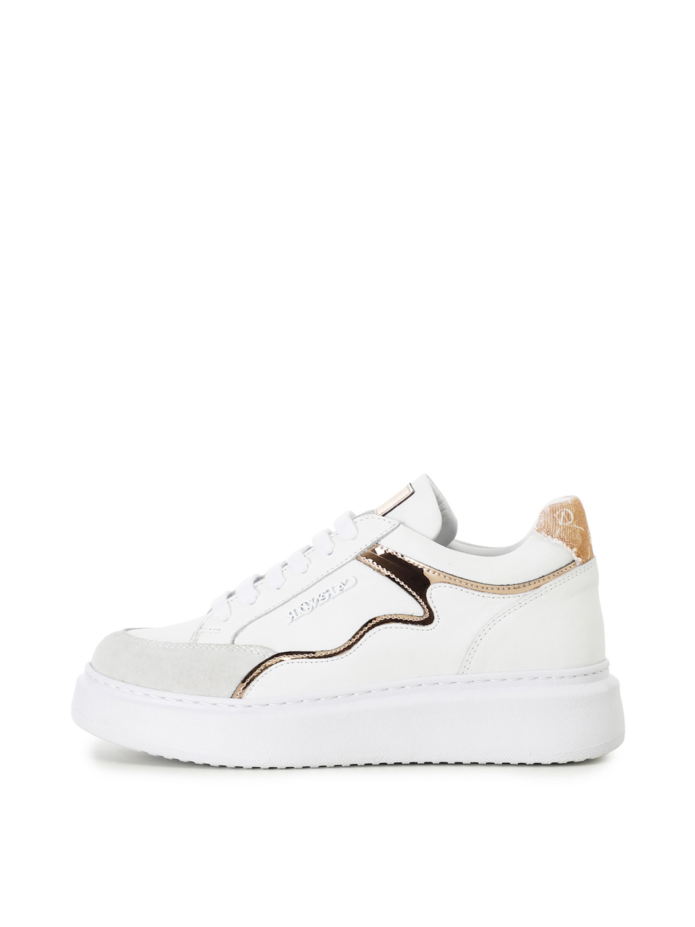 CAFè NOIR Sneakers laag in Wit: voorkant