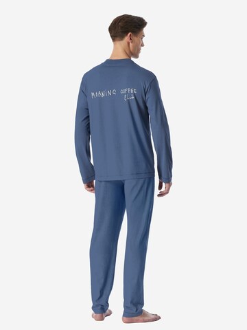 SCHIESSER Pyjama lang 'Modern Essentials'‌‌‌‌‌‌‌‌‌ in Blau