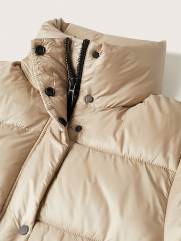 MANGO Zimska jakna | rjava barva