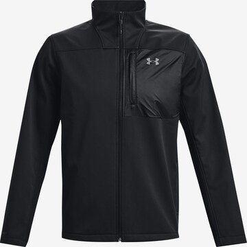 UNDER ARMOUR Athletic Jacket in Black: front