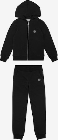 Tuta da jogging 'Gothic' di Philipp Plein in nero: frontale