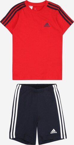 ADIDAS PERFORMANCE Træningsdragt 'Essentials' i rød: forside