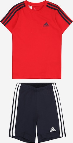 ADIDAS PERFORMANCE - Chándal 'Essentials' en rojo: frente