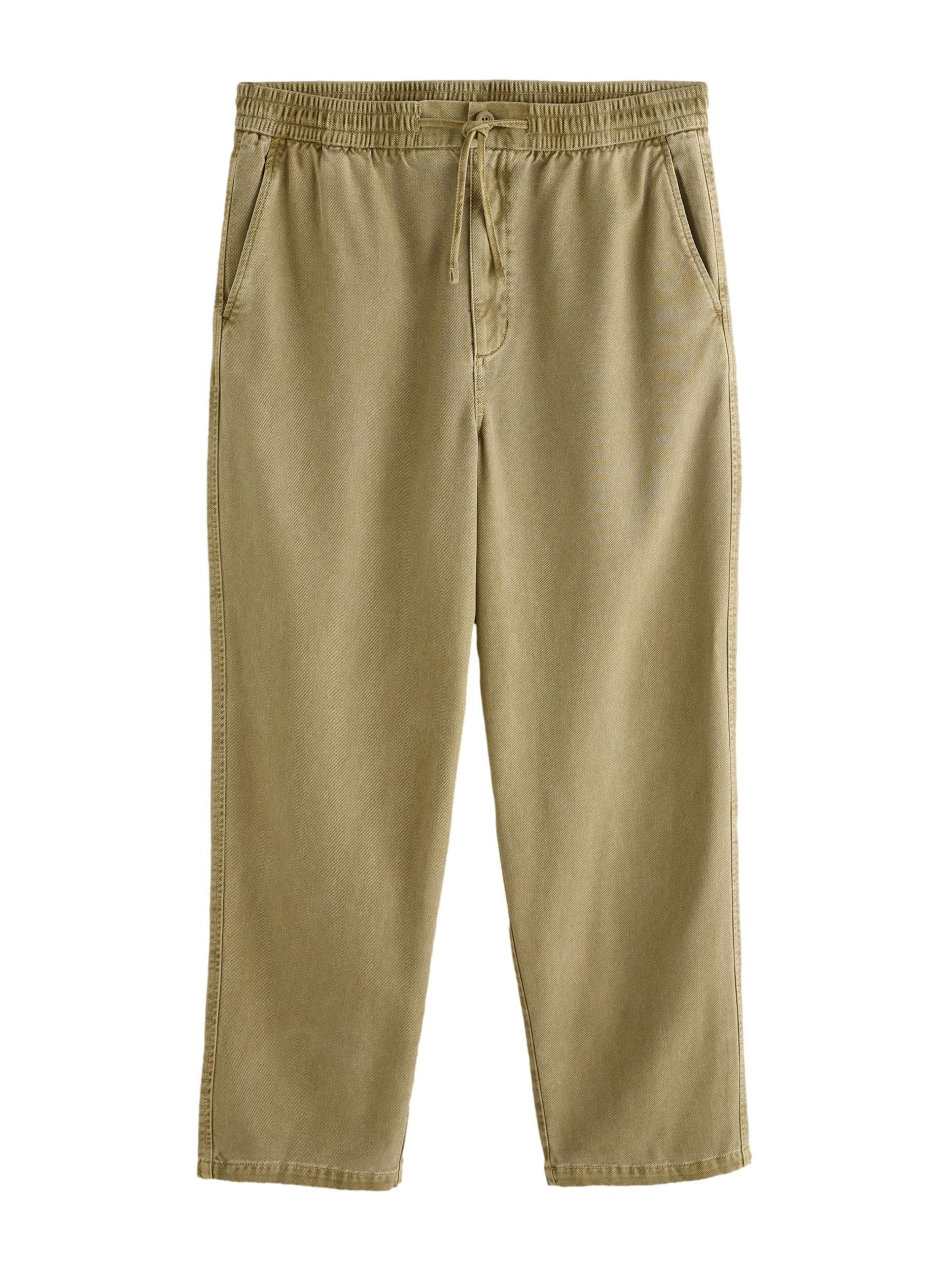 Next Baggy Jeans in Groen: voorkant