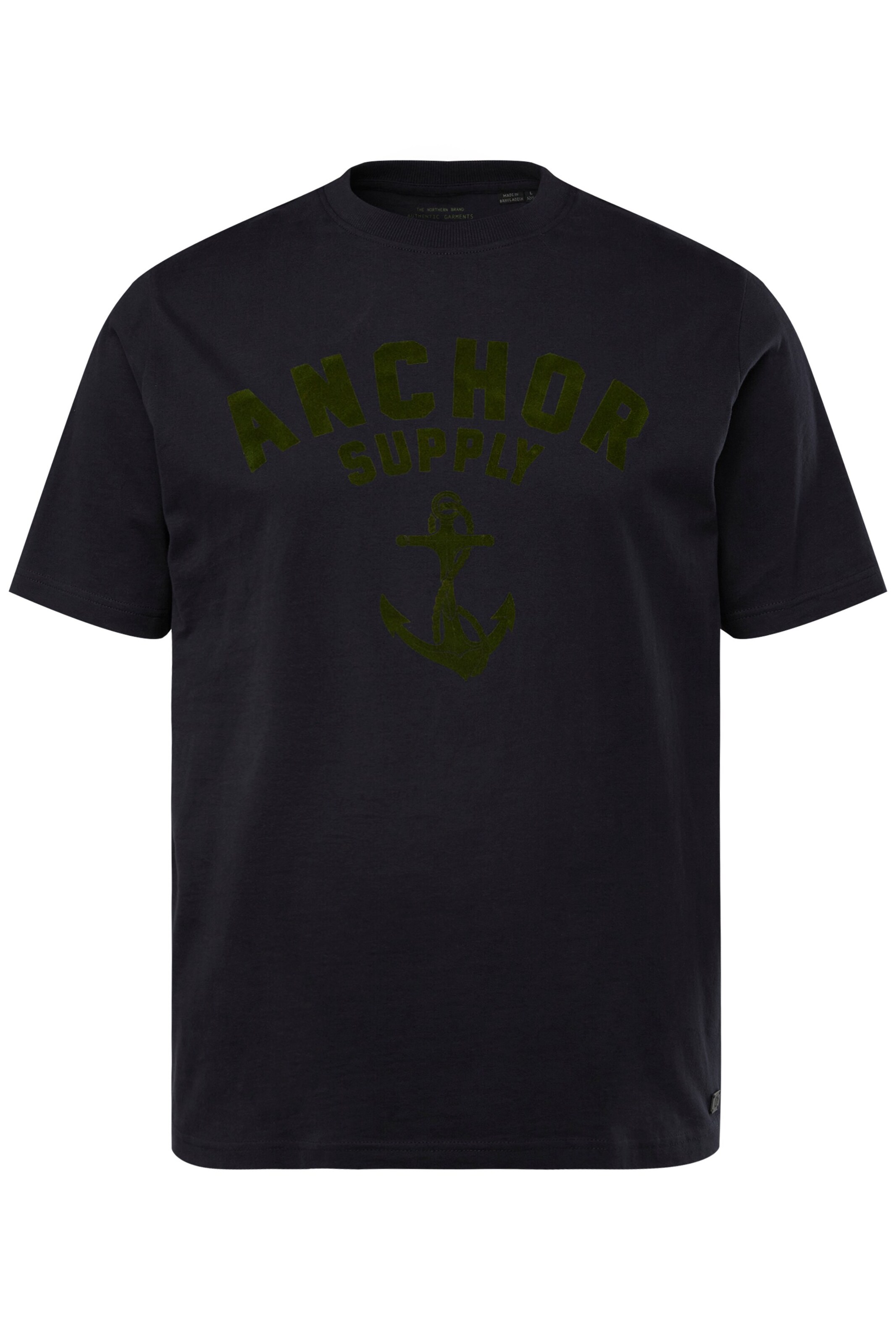 T-Shirt JP1880 en noir : devant