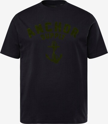 T-Shirt JP1880 en noir : devant