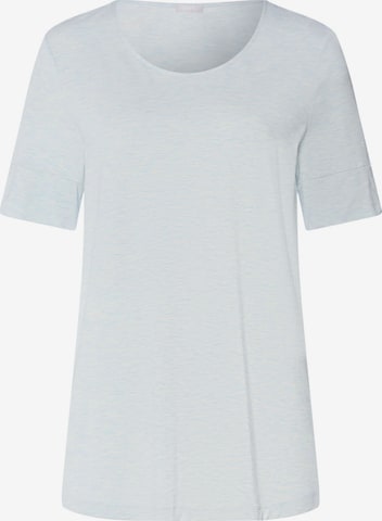 Hanro Shirt ' Natural Elegance ' in Blue: front