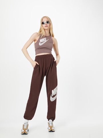 Nike Sportswear Tapered Nadrág - barna