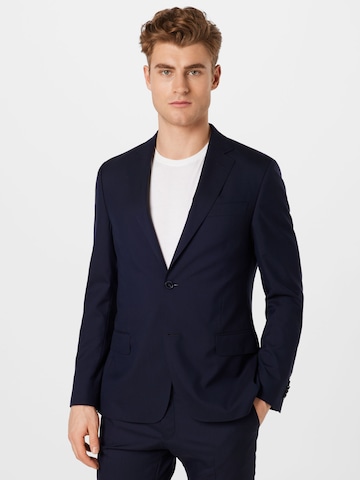 Coupe regular Veste de costume 'Edmund' Oscar Jacobson en bleu : devant