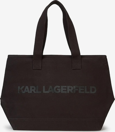 One Size dydžio Pirkinių krepšys iš Karl Lagerfeld, spalva – tamsiai žalia / juodo džinso spalva, Prekių apžvalga