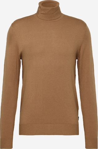 JACK & JONES Pullover 'Emil' i brun: forside