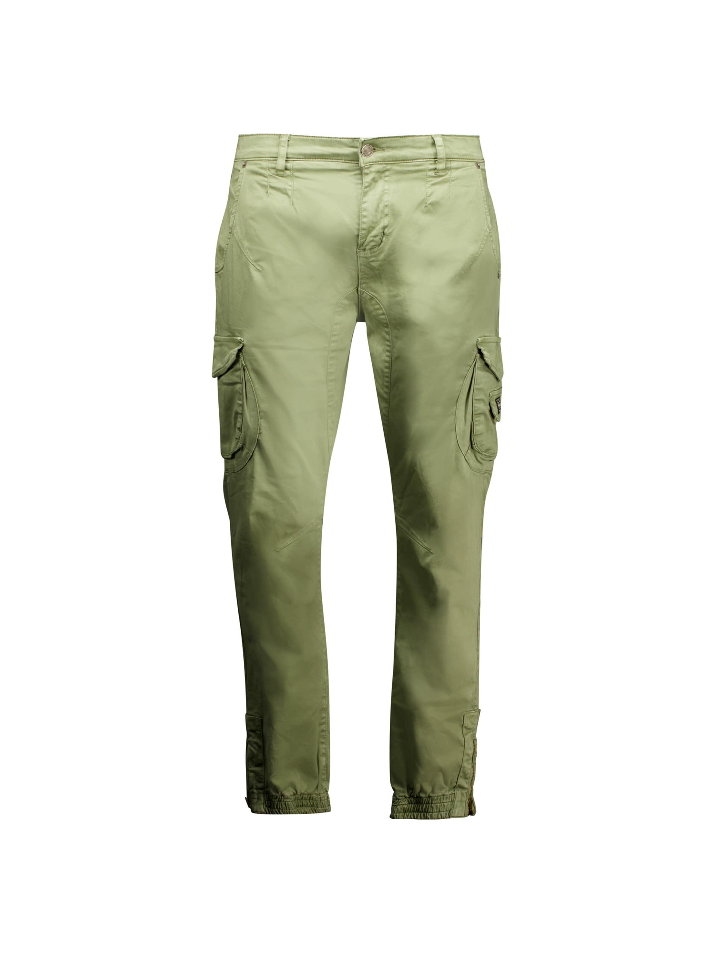 Deeluxe Tapered Hose 'Garden' in Grün: Vorderseite