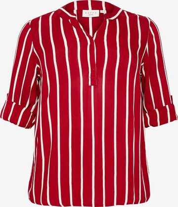 Camicia da donna 'SIDA' di KAFFE CURVE in rosso: frontale