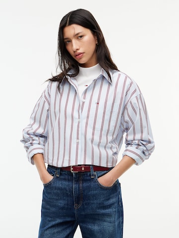 Chemisier 'Essential' Tommy Jeans en bleu : devant
