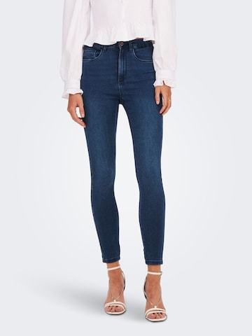 Skinny Jeans 'Royal' de la Only Petite pe albastru: față