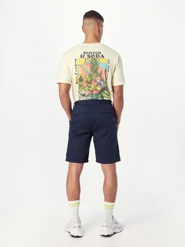 SCOTCH & SODA Normální Chino kalhoty 'Stuart' – modrá