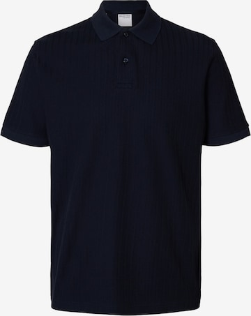 zils SELECTED T-Krekls 'SLHLEVI': no priekšpuses