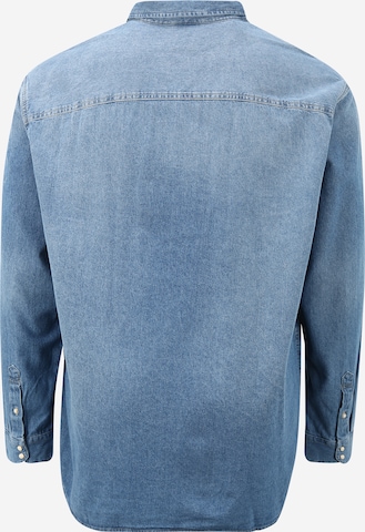 Jack & Jones Plus Regular fit Overhemd 'Sheridan' in Blauw