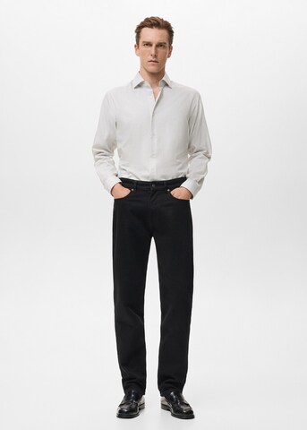 MANGO MAN Regular Fit Hemd 'Donosti' in Grau