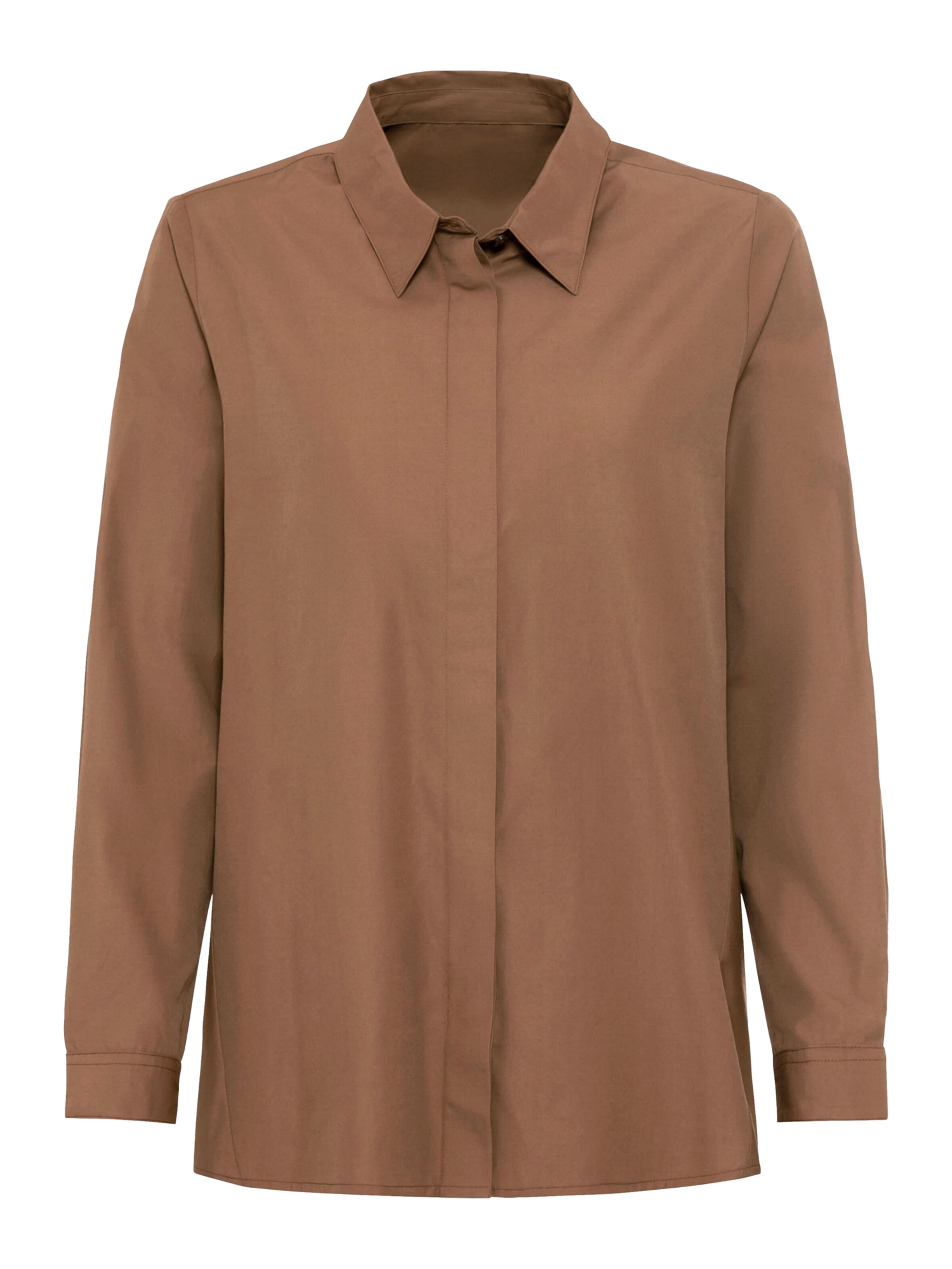 heine - Blusa em castanho: frente