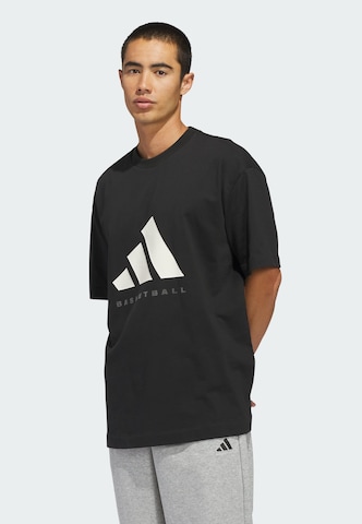 T-Shirt fonctionnel ADIDAS PERFORMANCE en noir : devant