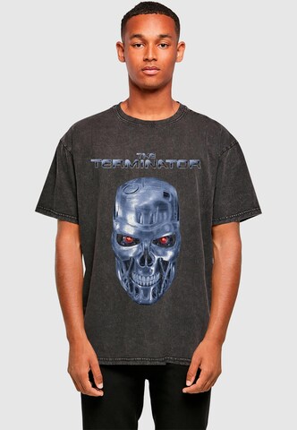 T-Shirt 'Terminator I'll Be Back' Merchcode en noir : devant
