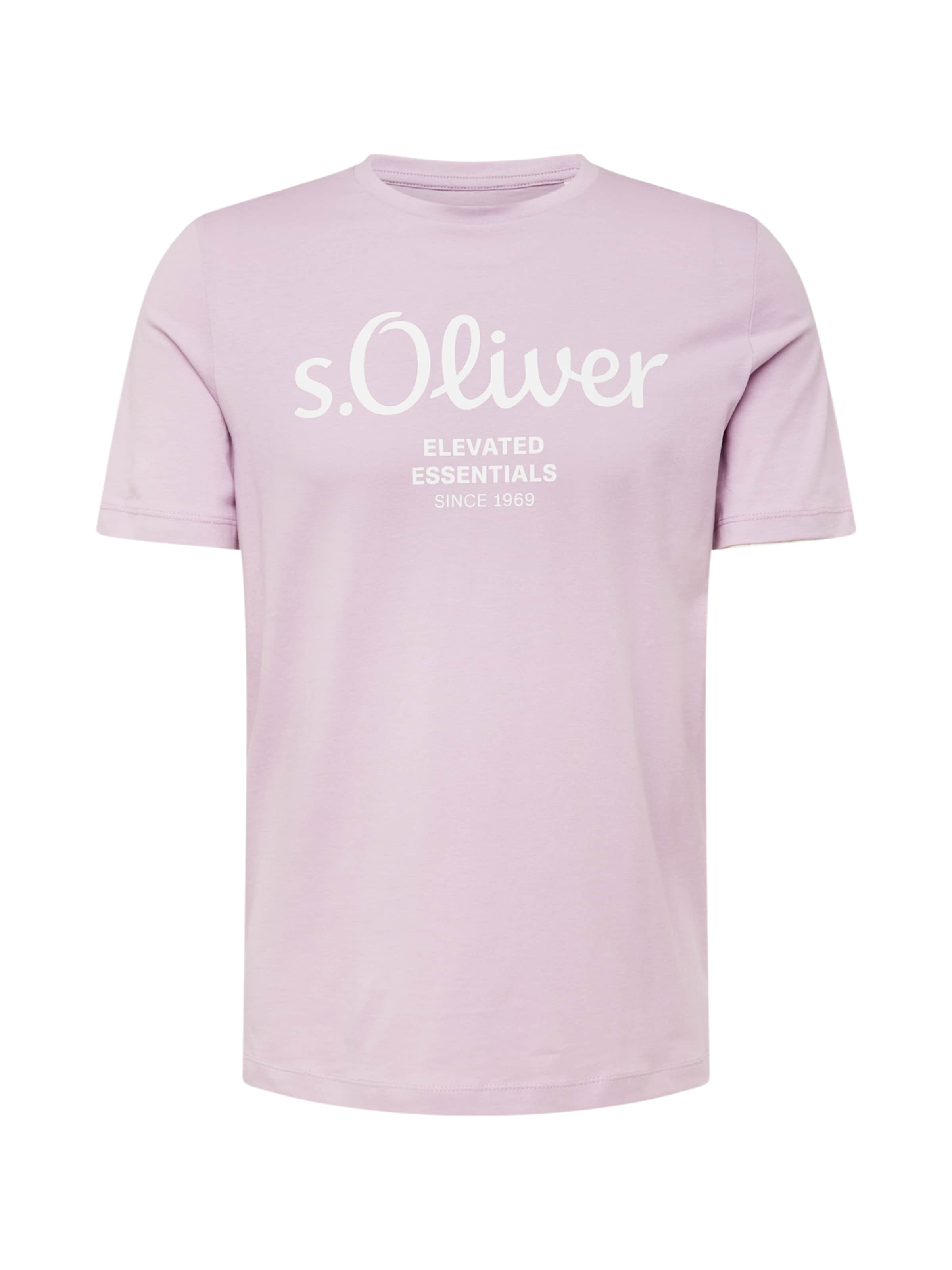 s.Oliver Shirt in Lila: Vorderseite