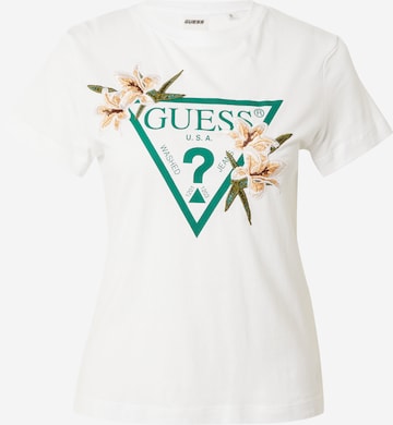 GUESS Shirt 'ZOEY' in White: front