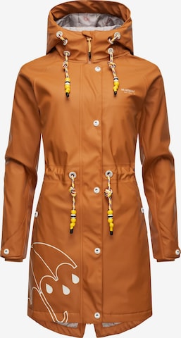 MARIKOO Λειτουργικό παλτό σε πορτοκαλί: μπροστά
